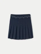 Spódnice - Mayoral Spódnica plisowana 7974 Granatowy Regular Fit - miniaturka - grafika 1