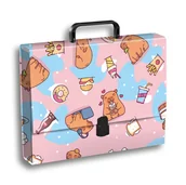 Teczki i skoroszyty - Penmate Teczka z rączką A4 Kapibara Food - miniaturka - grafika 1