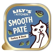 Mokra karma dla kotów - LILY'S KITCHEN mokra karma dla kota Adult Smooth Patè Kaczka i indyk 19x85 g - miniaturka - grafika 1
