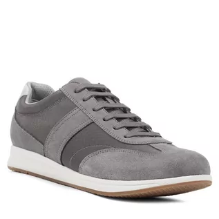 Półbuty męskie - Sneakersy Geox U Avery U45H5A 011EK C9380 Anthracite/Grey - grafika 1