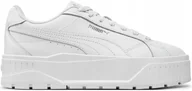 Sneakersy damskie - PUMA BUTY DAMSKIE SKÓRA SNEAKERSY PLATFORMY BIAŁE ROZMIAR 38,5 - miniaturka - grafika 1