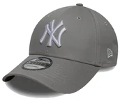 Czapki damskie - Czapka z daszkiem NEW ERA NYY MLB Side Patch 9FORTY Cap szara - miniaturka - grafika 1
