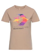 Koszulki i topy damskie - Converse Koszulka w kolorze beżowym - miniaturka - grafika 1