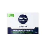 Kosmetyki do pielęgnacji twarzy męskie - Nivea Men Sensitive 48H Krem do twarzy 50 ml - miniaturka - grafika 1