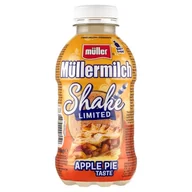 Mleko - Müller Müllermilch Shake Napój mleczny o smaku jabłkowo-cynamonowym 400 g - miniaturka - grafika 1