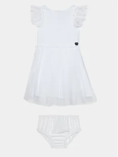 Guess Sukienka elegancka A4RK02 KC4T0 Biały Regular Fit - Sukienki i spódniczki dla dziewczynek - miniaturka - grafika 1