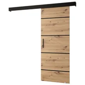 Drzwi wewnętrzne - Drzwi przesuwne wewnętrzne naścienne, drzwi loft do zabudowy, system przesuwny Salwador 90 wzór IV - miniaturka - grafika 1