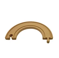 Zabawki konstrukcyjne - Zakręt 180 stopni prawy dla drewnianej kolejki - miniaturka - grafika 1