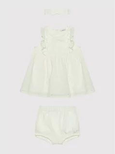 Sukienki i spódniczki dla dziewczynek - Name it Sukienka elegancka 13203564 Biały Regular Fit - grafika 1
