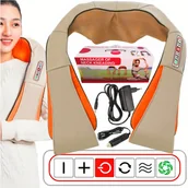 Akcesoria do masażu - Masażer Karku Shiatsu do Pleców Ciała Szyi Podgrzewany Mocny i Wytrzymały - miniaturka - grafika 1