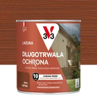 Lakiery do drewna - Lazura 10 lat ochrony Mahoń satynowy 0.75 l V33 - miniaturka - grafika 1