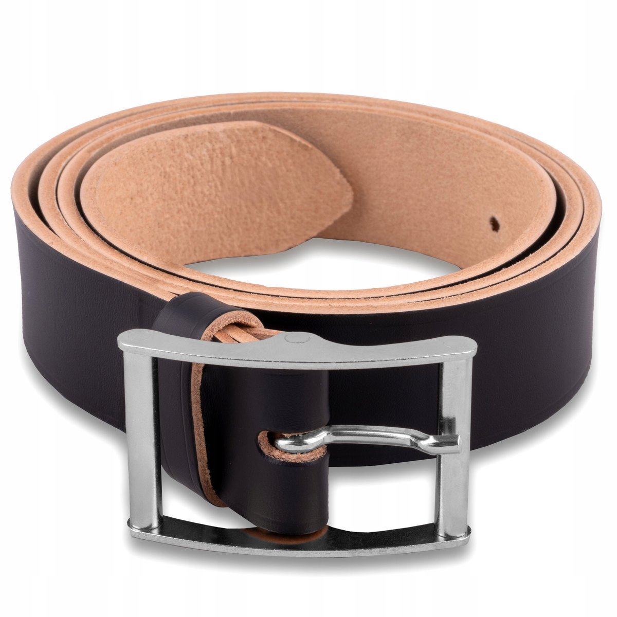 Pasek skórzany do spodni munduru galowego czarny 959/MON Rozmiar 0