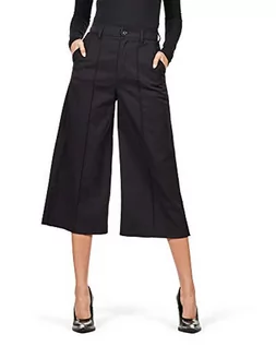 Spodnie damskie - G-STAR RAW Pintuck Culotte spodnie damskie, Czarny (Dk Black D15398-3997-6484), 25 - grafika 1