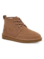 Botki damskie - UGG Skórzane botki "Neumel Moc M" w kolorze jasnobrązowym - miniaturka - grafika 1