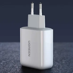 Ugreen szybka ładowarka sieciowa USB Typ C 45 W PD Power Delivery biały (60464) - Ładowarki do telefonów - miniaturka - grafika 8