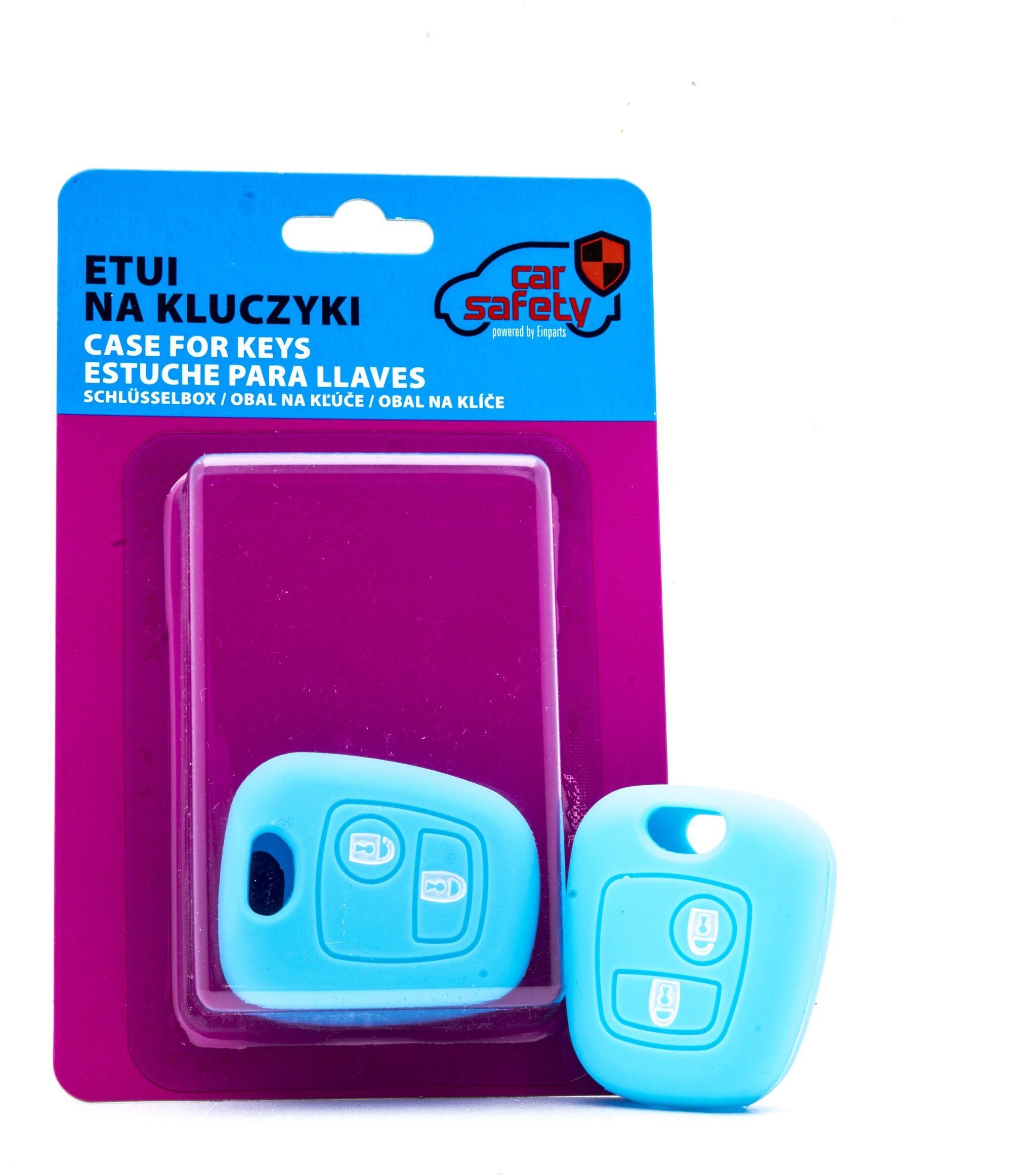 Dekielek Hoalte CARSAFETY ETUI SILIKONOWE NA KLUCZYK DO TOYOTA AYGO PEUGEOT 107 206 307 308