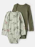 Body dla niemowląt - carter's Body (2 szt.) w kolorze khaki - miniaturka - grafika 1