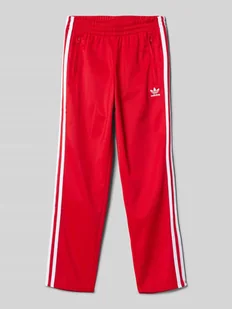 Spodnie typu track pants z detalem z logo - Spodnie i spodenki dla chłopców - miniaturka - grafika 1