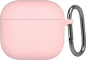 Pozostałe akcesoria do telefonów - Beline AirPods Silicone Cover Air Pods 4 różowy/pink - miniaturka - grafika 1