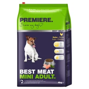 PREMIERE Best Meat Mini Kurczak 4 kg - Sucha karma dla psów - miniaturka - grafika 1