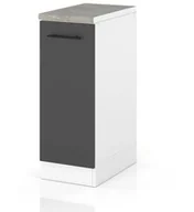 Szafki kuchenne - Szafka Kuchenna Stojąca Z Blatem Modułowa 30cm Spremium Szary Mat - miniaturka - grafika 1