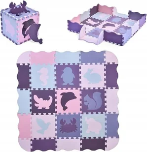 Mata piankowa puzzle piankowe kojec edukacyjna składana dla dzieci 25 el. - Maty piankowe - miniaturka - grafika 1