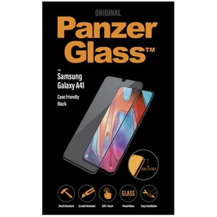 PanzerGlass Szkło do etui Case Friendly Galaxy A41, czarna ramka 5711724072178 - Szkła hartowane na telefon - miniaturka - grafika 1