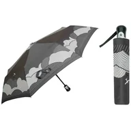 Parasole - Automatyczna parasolka damska marki Parasol, skórzana rączka - miniaturka - grafika 1