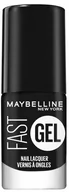 Lakiery do paznokci - Lakier do paznokci Maybelline New York Fast Gel Nail Lacquer 17-Blackout 7 ml (30152809) - miniaturka - grafika 1
