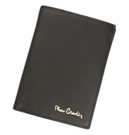 Portfele - PIERRE CARDIN skórzany portfel męski 326 MAR czarny mat -Ochrona RFID 326 - miniaturka - grafika 1