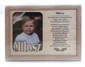 Ramki na zdjęcia - Ramka zdjęcie MIŁOSZ urodziny prezent ROCZEK HIT - miniaturka - grafika 1