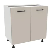 Szafki kuchenne - Szafka Dolna Presto 80X82 Cm Płyta Laminowana Biały/Kaszmir - miniaturka - grafika 1