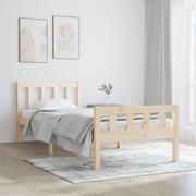 Łóżka - Lumarko Rama łóżka, lite drewno, 75x190 cm, pojedyncza - miniaturka - grafika 1