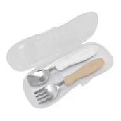 Sztućce dla dzieci - Sztućce z etui milk/potato - miniaturka - grafika 1