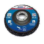 Materiały ścierne - Tarcza z włókniny ściernej 125 mm, śr. otworu 22.2 mm DEDRA - miniaturka - grafika 1