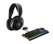 Słuchawki - SteelSeries Arctis Nova 5 + Apex 3 TKL - miniaturka - grafika 1