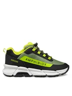 Buty dla chłopców - Geox Sneakersy J Flexyper Plus J55LCA 0FU50 C3005 S Zielony - miniaturka - grafika 1