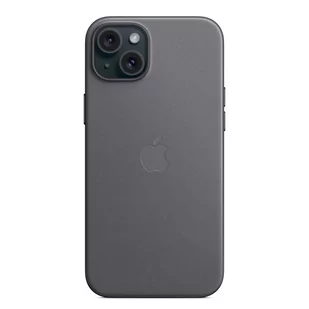 Apple FineWoven etui z MagSafe do iPhone 15 Plus (czarny) - Etui i futerały do telefonów - miniaturka - grafika 1