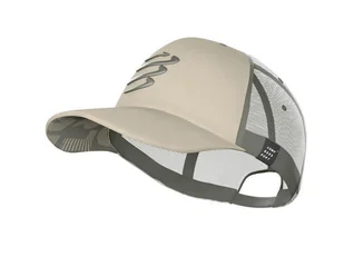 COMPRESSPORT Czapka lifestyle TRUCKER CAP oliwkowa - Czapki i chusty sportowe męskie - miniaturka - grafika 3