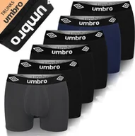 Majtki męskie - UMBRO PREMIUM Bokserki męskie bawełna 6 pack Doskonały komfort, jakość Elastyczne, miękkie majtki dla mężczyzn Idealne dopasowanie, XL - miniaturka - grafika 1