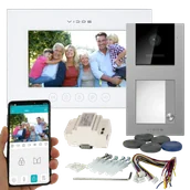 Wideodomofony - Wideodomofon WIFI Vidos X M11W-X + S11-1 FullHD Android Podczerwień RFID MicroSD - miniaturka - grafika 1