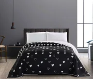 Narzuty - DecoKing DecoKing - Narzuta dwustronna - Love - Czarno-Biały 170x210 cm - miniaturka - grafika 1