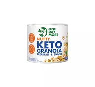 Płatki śniadaniowe i musli - OneDayMore Granola KETO orzechowa 200 g - miniaturka - grafika 1