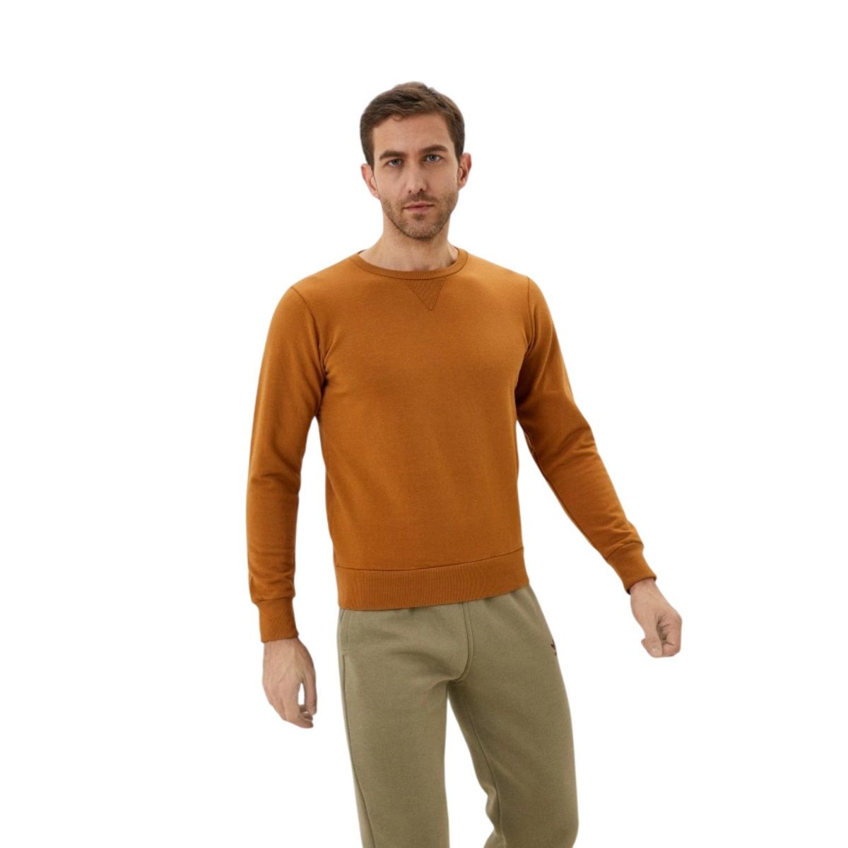 Bluza męski Hopenlife Sata bawełniany granatowy klasyczna-S