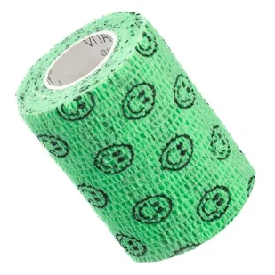 Vitammy Autoband zielone buźki 7,5cm x 450cm Elastyczny bandaż kohezyjny samoprzylepny - Apteczki i materiały opatrunkowe - miniaturka - grafika 1