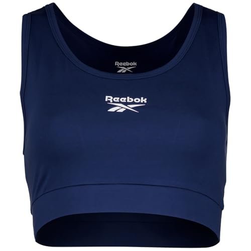 Reebok Piper Scoop Neck Small Logo Bra Top