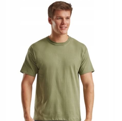 T-shirt Koszulka Męska Bawełna 100% Fruit Loom OriginalT 610820 Olive L