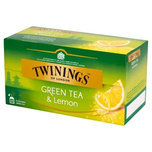Twinings Herbata ekspresowa Green Lemon 25 kopert - Herbata - miniaturka - grafika 1