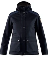 Kurtki damskie - FJALLRAVEN Damska kurtka Greenland Re-Wool W, granatowa, L - miniaturka - grafika 1