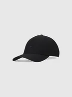 Czapki i chusty sportowe męskie - 4F Czapka z daszkiem strapback uniseks 4FWSS25ACABU369-20S Czarny Roz. L/XL - miniaturka - grafika 1